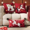 Gối Đỏ Lễ Hội Ngựa Năm Mới Sang Trọng: Sofa Phòng Khách, Giường, Giá 135.523₫