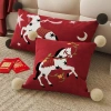 Gối Đỏ Lễ Hội Ngựa Năm Mới Sang Trọng: Sofa Phòng Khách, Giường, Giá 135.523₫ 3