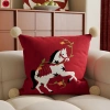 Gối Đỏ Lễ Hội Ngựa Năm Mới Sang Trọng: Sofa Phòng Khách, Giường, Giá 135.523₫ 6