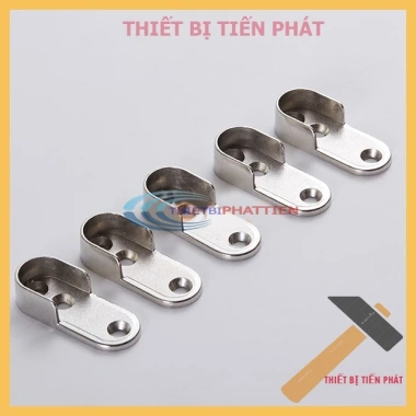 Gối Đỡ Thanh Treo Tủ Quần Áo Bas Đỡ Pass Đa Năng VINACHI - Không Gỉ Mạ NIKEN 2