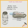 Gối Đỡ Thanh Treo Tủ Quần Áo Bas Đỡ Pass Đa Năng VINACHI - Không Gỉ Mạ NIKEN 3