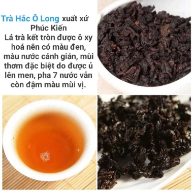 Gói dùng thử 1 gói trà Trung Hoa: phổ nhĩ quýt, hồng trà, thiết quan âm, ô long - Giá ưu đãi 7.500đ