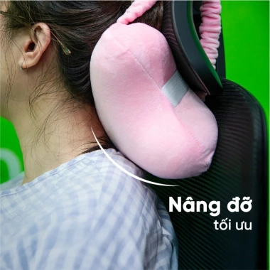 Gối Foam khúc xương Heli đa chức năng 30x20x10cm - Tựa đầu xe hơi, xe máy cho bé, giảm còn 159.000₫