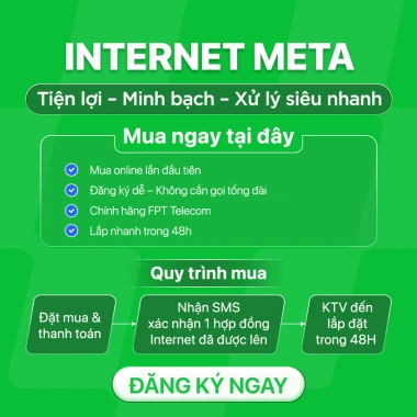 Gói FPT Internet META F2 1Gbps – Modem Wi-Fi 6 + 2 AP toàn nhà, giá 2.569.000₫ 5