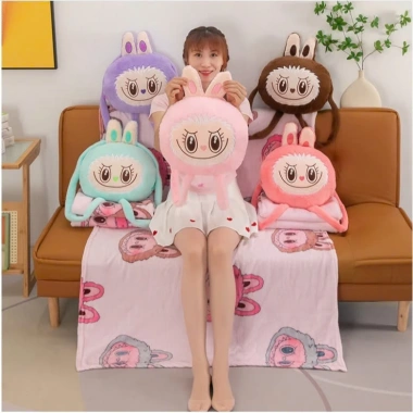 Gối gấu bông chuột xinh hồng xám 2in1 chăn siêu mền mịn Giá ưu đãi 79.000₫ 3 Gối gấu bông chuột xinh hồng xám 2in1 chăn siêu mền mịn Giá ưu đãi 79.000₫ 3