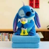 Gối gấu bông chuột xinh hồng xám 2in1 chăn siêu mền mịn Giá ưu đãi 79.000₫ 4