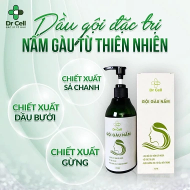 Gội gàu nấm Dr Cell 250ml - Giảm nấm, gàu, nuôi dưỡng tóc sâu, giá chỉ 180.000đ 4 Gội gàu nấm Dr Cell 250ml - Giảm nấm, gàu, nuôi dưỡng tóc sâu, giá chỉ 180.000đ 4