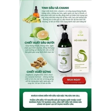 Gội gàu nấm Dr Cell 250ml - Giảm nấm, gàu, nuôi dưỡng tóc sâu, giá chỉ 180.000đ 8 Gội gàu nấm Dr Cell 250ml - Giảm nấm, gàu, nuôi dưỡng tóc sâu, giá chỉ 180.000đ 8