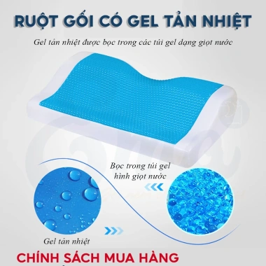 Gối gel lạnh EMA chống đau mỏi cổ vai gáy - Thiết kế ngủ nhanh, ngăn ngáy, giảm căng thẳng 3 Gối gel lạnh EMA chống đau mỏi cổ vai gáy - Thiết kế ngủ nhanh, ngăn ngáy, giảm căng thẳng 3