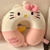 Gối Hình U Hello Kitty - Gối ngủ sang trọng, máy bay hoạt hình, thoải mái 111k 2