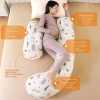 Gối hỗ trợ eo đa chức năng cho phụ nữ mang thai – gối ngủ bên hình chữ U, giảm đau lưng, thoải mái, giá 324.450đ 2