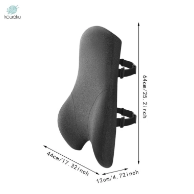 Gối hỗ trợ lưng Memory Foam cho ghế văn phòng, ô tô, máy tính - Tiện dụng, giảm đau, 496.800 VND