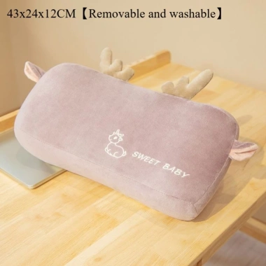 Gối hỗ trợ thắt lưng Memory Foam - Đệm văn phòng ngồi dài, tựa lưng ghế dễ thương 217k