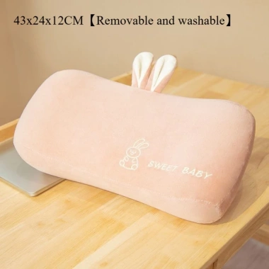 Gối hỗ trợ thắt lưng Memory Foam - Đệm văn phòng ngồi dài, tựa lưng ghế dễ thương 217k