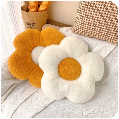Gối hoa hình bông, gối lót ghế và tựa lưng 35/50cm, phòng ngủ - Giá chỉ 66.000đ