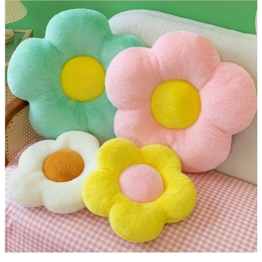 Gối hoa hình bông, gối lót ghế và tựa lưng 35/50cm, phòng ngủ - Giá chỉ 66.000đ