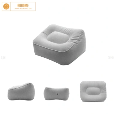 Gối kê chân bơm hơi PVC mềm mại đa màu – Đệm du lịch, văn phòng, chỉ 15.000₫ 4