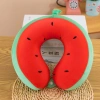 Gối kê cổ chữ U cao su non 1 màu cúc cài – giảm mỏi cổ, thoải mái văn phòng & du lịch 45k 3