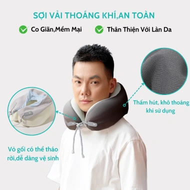 Gối Kê Cổ Chữ U Goodlife Care Cao Su Non Siêu Đàn Hồi - Giảm Đau Vai Gáy, Dành cho Người Lớn và Trẻ Em, Giá 181.000₫ 3 Gối Kê Cổ Chữ U Goodlife Care Cao Su Non Siêu Đàn Hồi - Giảm Đau Vai Gáy, Dành cho Người Lớn và Trẻ Em, Giá 181.000₫ 3