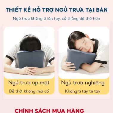 Gối kê cổ chữ U Hi-Sleep công thái - Đỡ cổ ngồi làm việc ngủ tàu xe 278.000₫ 3