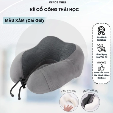 Gối kê cổ công thái học chữ U cao su non – hỗ trợ văn phòng du lịch, bảo hành 90 ngày 9 Gối kê cổ công thái học chữ U cao su non – hỗ trợ văn phòng du lịch, bảo hành 90 ngày 9