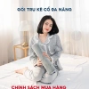 Gối kê cổ trụ đa năng Ema - Ruột cao su non cao cấp, hỗ trợ cổ, thắt lưng, chân - Giá ưu đãi 233.000₫