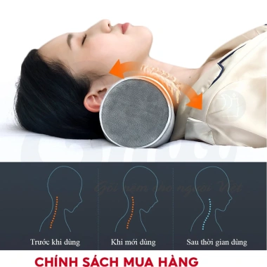 Gối kê cổ trụ đa năng Ema - Ruột cao su non cao cấp, hỗ trợ cổ, thắt lưng, chân - Giá ưu đãi 233.000₫