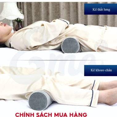 Gối kê cổ trụ đa năng Ema - Ruột cao su non cao cấp, hỗ trợ cổ, thắt lưng, chân - Giá ưu đãi 233.000₫ 3 Gối kê cổ trụ đa năng Ema - Ruột cao su non cao cấp, hỗ trợ cổ, thắt lưng, chân - Giá ưu đãi 233.000₫ 3