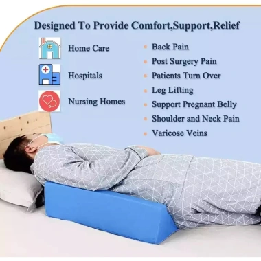 Gối Kê Cổ và Lưng Đa Năng Hình Tam Giác, Giảm Đau Lưng, Có Thể Giặt và Tháo Rời 2 Gối Kê Cổ và Lưng Đa Năng Hình Tam Giác, Giảm Đau Lưng, Có Thể Giặt và Tháo Rời 2