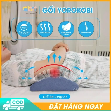 Gối kê lưng EPS Yorokobi nắn chỉnh thoát vị đĩa đệm L4-L5, hỗ trợ thoái hoá đốt sống - giảm giá 250.000₫ 7 Gối kê lưng EPS Yorokobi nắn chỉnh thoát vị đĩa đệm L4-L5, hỗ trợ thoái hoá đốt sống - giảm giá 250.000₫ 7