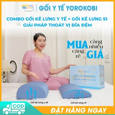 Gối kê lưng EPS Yorokobi nắn chỉnh thoát vị đĩa đệm L4-L5, hỗ trợ thoái hoá đốt sống - giảm giá 250.000₫ 8 Gối kê lưng EPS Yorokobi nắn chỉnh thoát vị đĩa đệm L4-L5, hỗ trợ thoái hoá đốt sống - giảm giá 250.000₫ 8