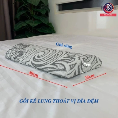 Gối kê lưng hỗ trợ thoát vị đĩa đệm, giảm đau lưng, thoái hoá cột sống - Hàng chính hãng, bác sĩ khuyên dùng, 237.500₫ 4