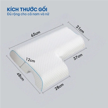 Gối kê tay ngủ cặp đôi ACHITA Memory Foam chống tê mỏi tay, giấc ngủ sâu, giá 435.000 4