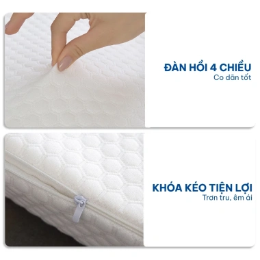 Gối kê tay ngủ cặp đôi ACHITA Memory Foam chống tê mỏi tay, giấc ngủ sâu, giá 435.000 6