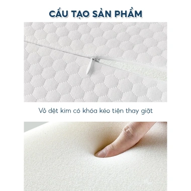 Gối kê thắt lưng HI‑SLEEP giảm đau, chống thoát vị đĩa đệm, hỗ trợ ngủ - 164.000₫