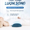Gối kê thắt lưng lượn sóng Ema - Hỗ trợ bà bầu, giảm đau lưng, thoát vị đĩa đệm, 272k