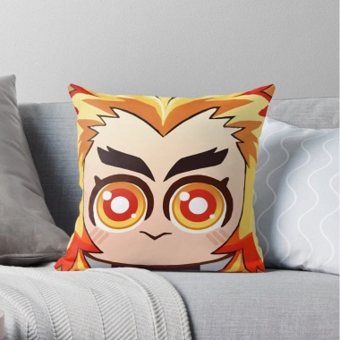 Gối Kimetsu no Yaiba Thanh Gươm Diệt Quỷ Mắt Long Lanh Chibi Dễ Thương, Vỏ, Ruột, 100.000₫