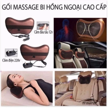 Gối lái xe chuyên dụng mát xa hồng ngoại - Giá ưu đãi 1,49 triệu (giá gốc 1,9 triệu) 4 Gối lái xe chuyên dụng mát xa hồng ngoại - Giá ưu đãi 1,49 triệu (giá gốc 1,9 triệu) 4