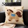 Gối Len Pony Hàn Quốc 45x45 Sofa Đệm Ins Trang Trí Nhà Cửa Giá 189.000₫ 10