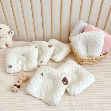 Gối lõm chữ U bông hạt đậu chống bẹp đầu, định hình bé sơ sinh - Giá chỉ 50.000₫ 7