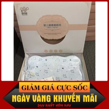 Gối lõm hình gấu cho bé sơ sinh - Chống méo đầu, an toàn, thiết kế 3D mềm mại, hỗ trợ ngủ sâu, giá chỉ 90.300 VND Gối lõm hình gấu cho bé sơ sinh - Chống méo đầu, an toàn, thiết kế 3D mềm mại, hỗ trợ ngủ sâu, giá chỉ 90.300 VND