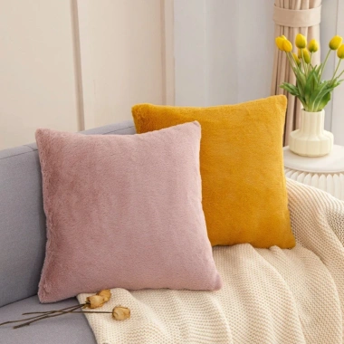 Gối lông ném 45x45cm mềm mại, sang trọng cho sofa phòng ngủ - Giá chỉ 68.191đ