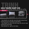 Gối Lông Vũ Cotton Xám Sọc 3F TRINH BEDDING - Tối giản, siêu mềm, chỉ 185k 6
