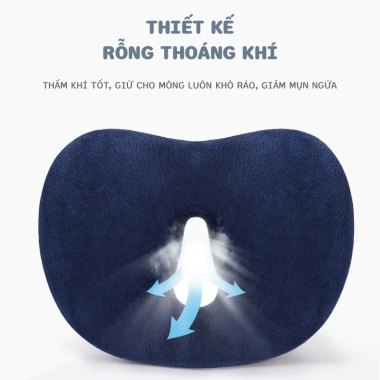Gối lót ghế y tế chống trĩ giảm mỏi mông, thích hợp bà bầu và nhân viên văn phòng - 129k 6