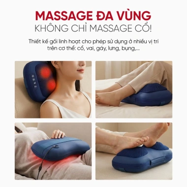 Gối Massage Buheung MK-334 2 Mức Độ Nhiệt Ấm Giảm Mỏi Vai Gáy Bảo Hành 12 Tháng 989k VND 5 Gối Massage Buheung MK-334 2 Mức Độ Nhiệt Ấm Giảm Mỏi Vai Gáy Bảo Hành 12 Tháng 989k VND 5