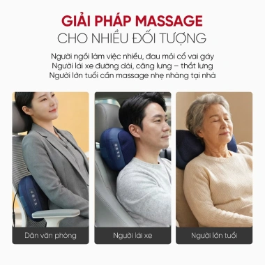 Gối Massage Buheung MK-334 2 Mức Độ Nhiệt Ấm Giảm Mỏi Vai Gáy Bảo Hành 12 Tháng 989k VND 7 Gối Massage Buheung MK-334 2 Mức Độ Nhiệt Ấm Giảm Mỏi Vai Gáy Bảo Hành 12 Tháng 989k VND 7