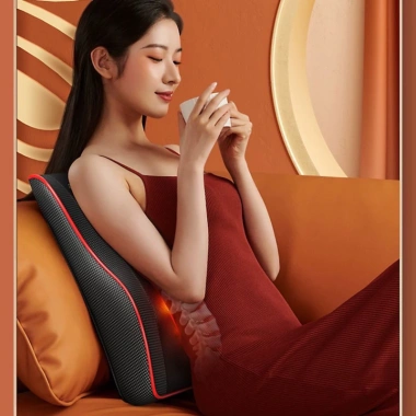 Gối Massage Cao Cấp Remote Cầm Tay 20 Bi Xoay Hồng Ngoại Kết Hợp 8 Nam Châm Từ Tính - Giá giảm còn 330.000 3