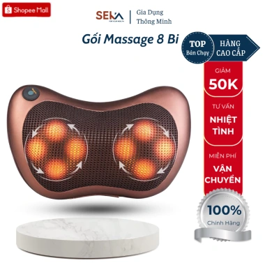 Gối Massage Cổ Vai Gáy 20 Bi Hồng Ngoại 24W Thư Giãn Cao Cấp SEKA Giá 385.000 VND 10 Gối Massage Cổ Vai Gáy 20 Bi Hồng Ngoại 24W Thư Giãn Cao Cấp SEKA Giá 385.000 VND 10