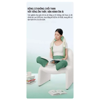 Gối Massage Cổ Vai Gáy miLife M7 - Giảm Đau Cơ, Công Nghệ Siêu Êm, Giá Ưu Đãi 1.249.000 VND