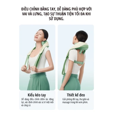 Gối Massage Cổ Vai Gáy miLife M7 - Giảm Đau Cơ, Công Nghệ Siêu Êm, Giá Ưu Đãi 1.249.000 VND